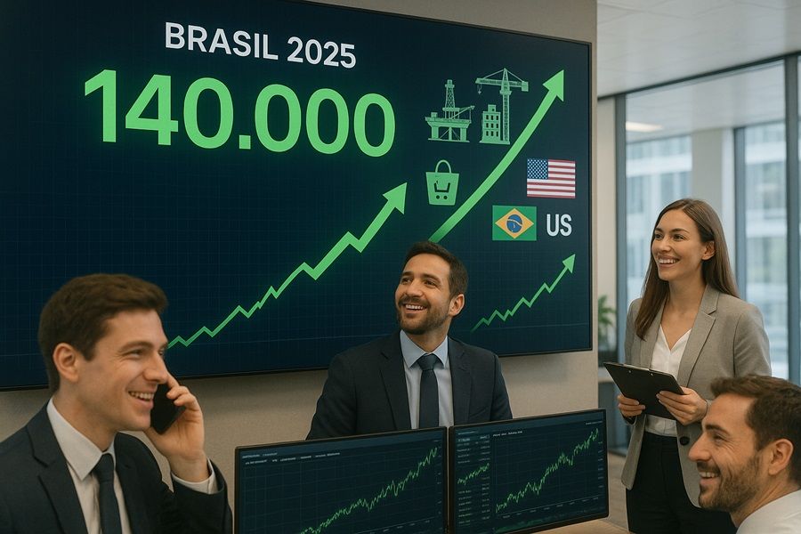 Ibovespa a sua maior alta histórica em Maio de 2025