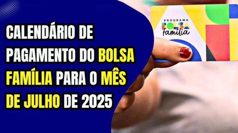 calendário bolsa família julho para quem necessita do auxilio.