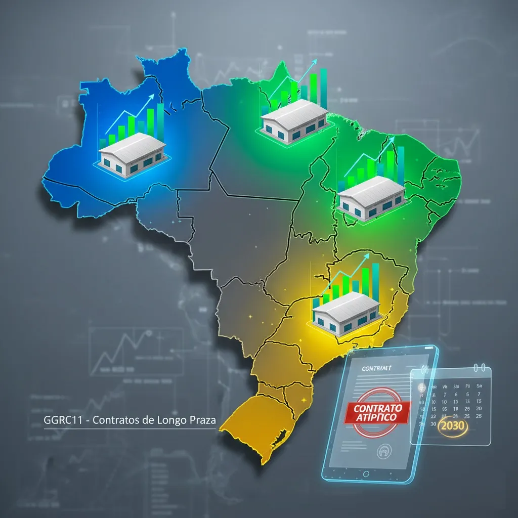 GRNE11 - possui contratos longos até 2030 com grande galpões.