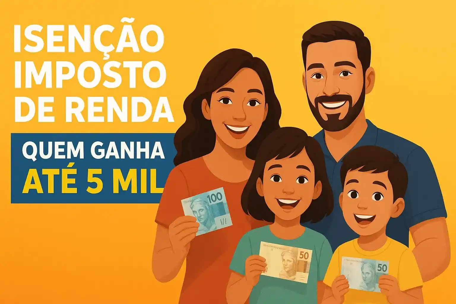 Isenção imposto de renda quem ganha até 5 Mil em 2026